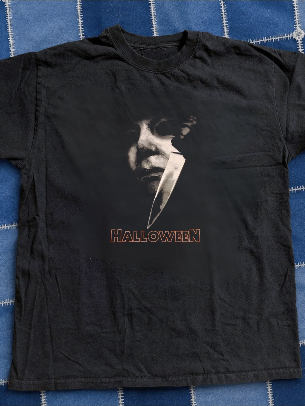 Black Michael Myers Halloween Graphic Tee - Men’s Casual Shirt